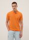 Orange short sleeve pure cotton polo shirt regular fit_1