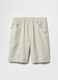 Beige Linen and Cotton Shorts by Gap_5