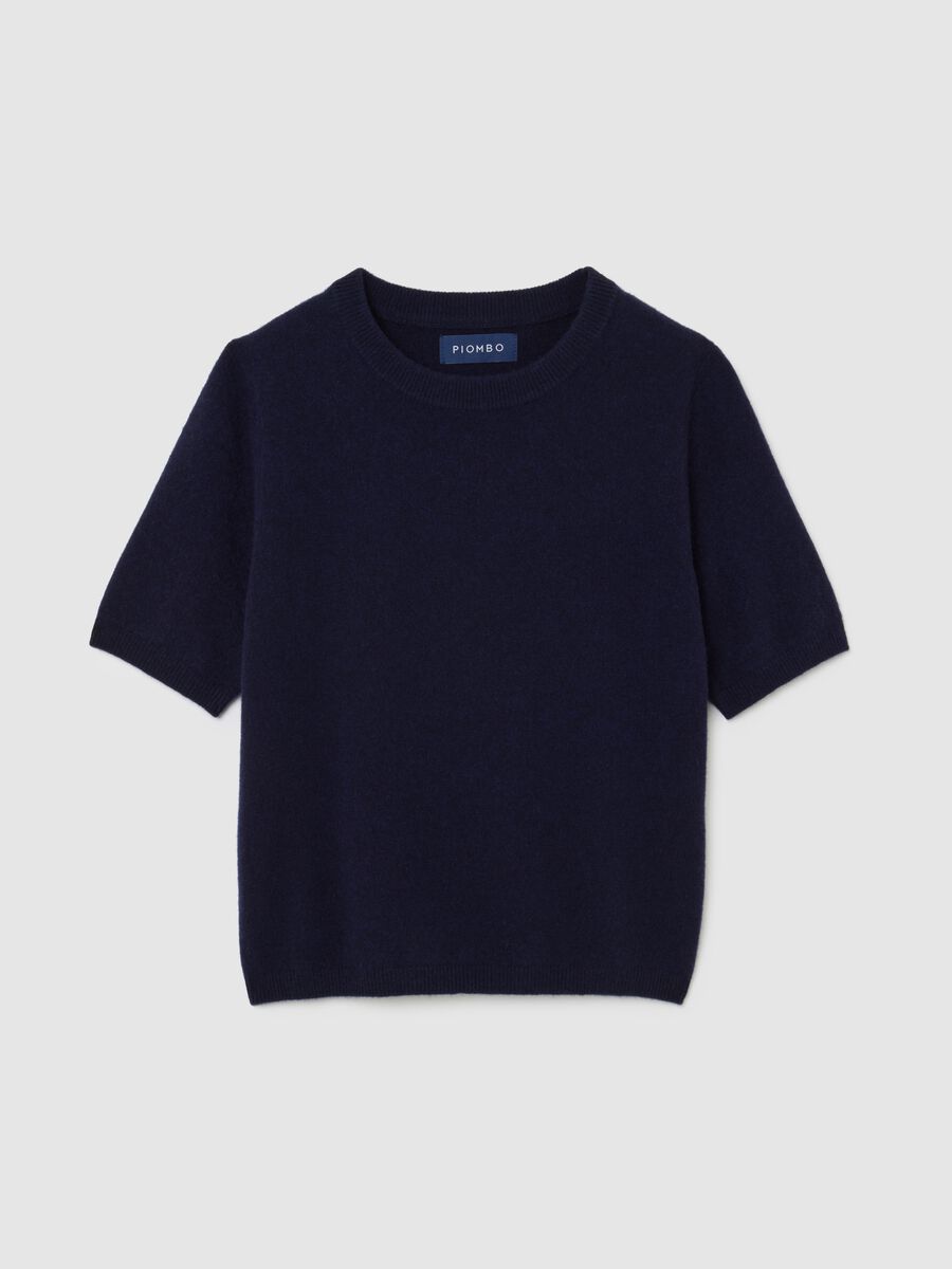 Blue pure wool sweater regular fit_4