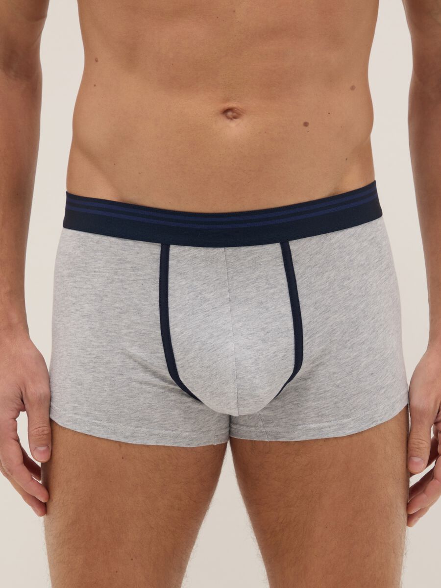 Tripack of multicolour stretch cotton regular fit boxers_1