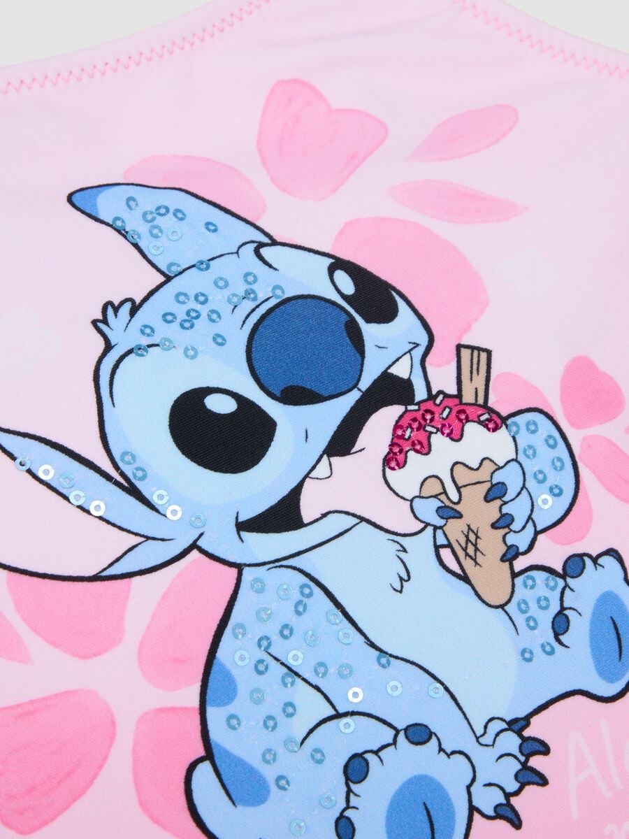 Pink stretch fabric swimsuit_2