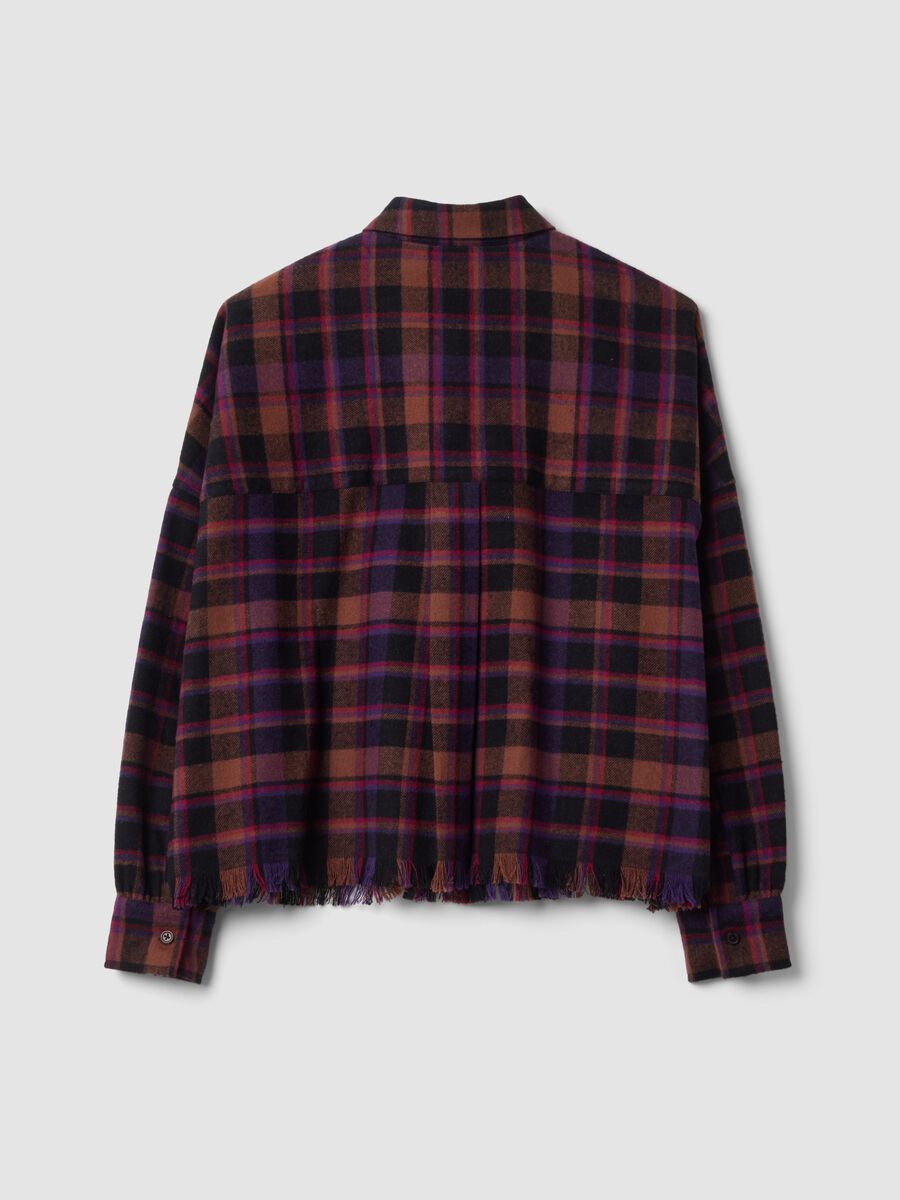 Camicia multicolor a quadri in puro cotone regular fit_2