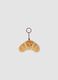 Brown croissant-shaped keyring_1