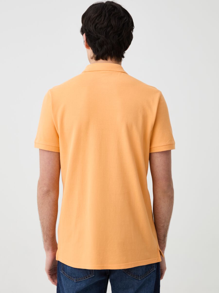 Regular-fit polo shirt in cotton piquet_2
