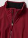 Red stretch-fabric jacket with zip_1
