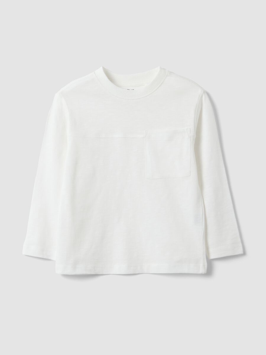 &Lambda;&epsilon;&upsilon;&kappa;ό &pi;&alpha;&iota;&delta;&iota;&kappa;ό T-shirt &alpha;&pi;ό 100% &beta;&alpha;&mu;&beta;ά&kappa;&iota; &mu;&epsilon; &tau;&sigma;&epsilon;&pi;ά&kappa;&iota;, oversized &gamma;&rho;&alpha;&mu;&mu;ή_0