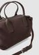 Braune Handtasche mit verstellbarem Schulterriemen_1