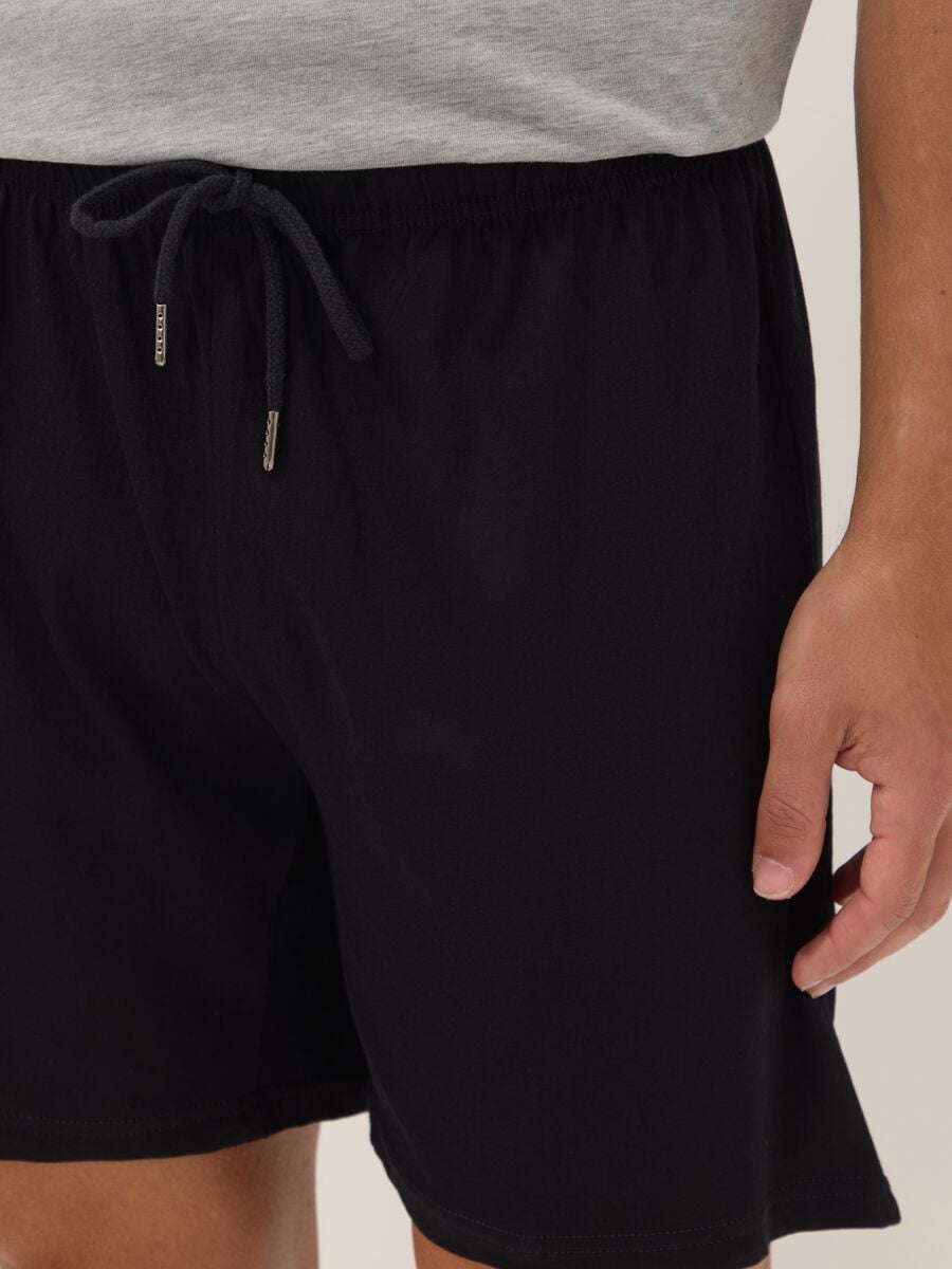 2er-Pack mehrfarbige Pyjamashorts aus Bio-Baumwolle_3