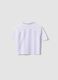Purple striped short-sleeve T-shirt_1