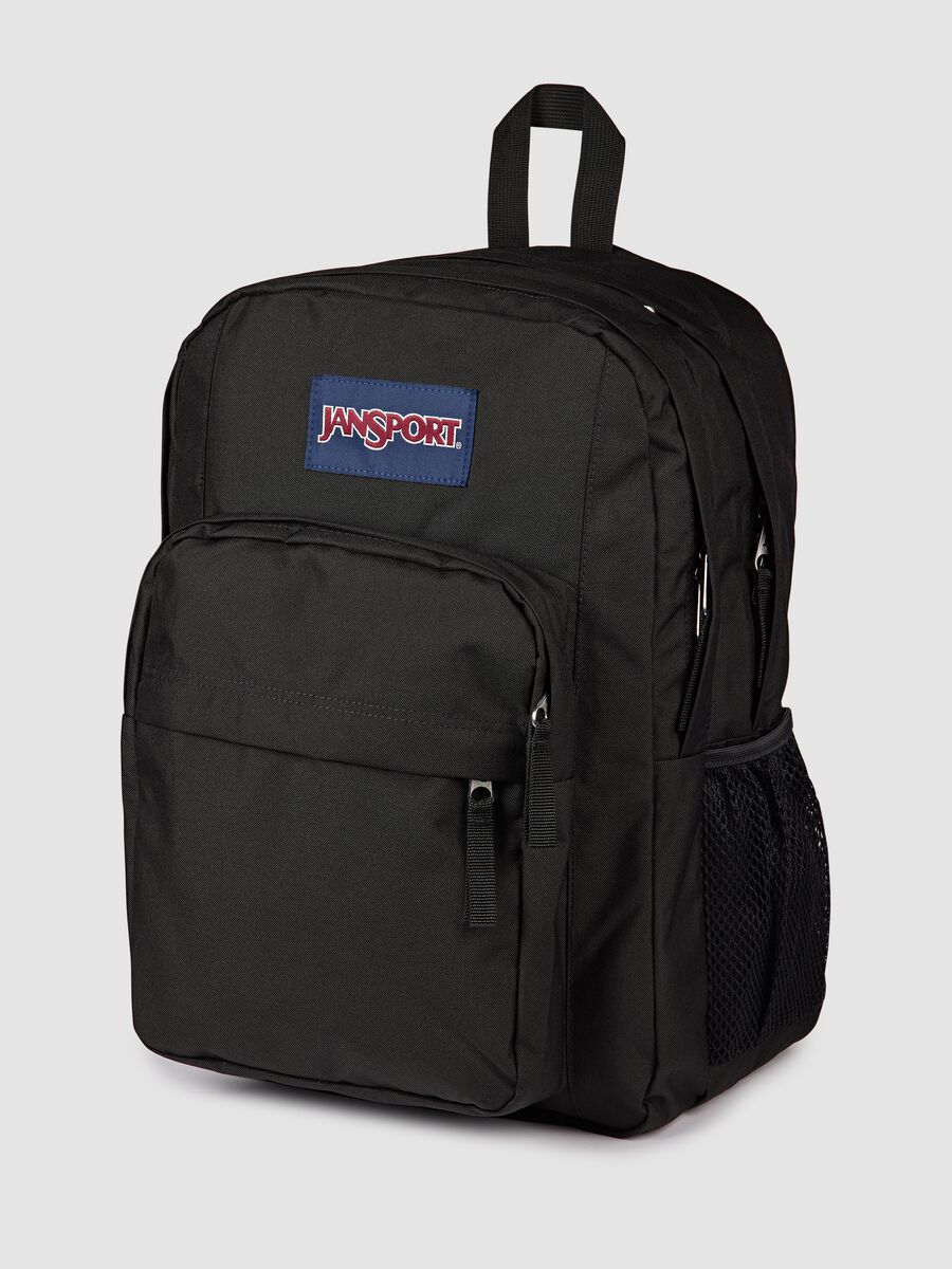 Zaino nero con tasche esterne_1