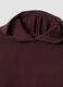Violettes Sweatshirt aus elastischem Modal mit Rundhalsausschnitt_5