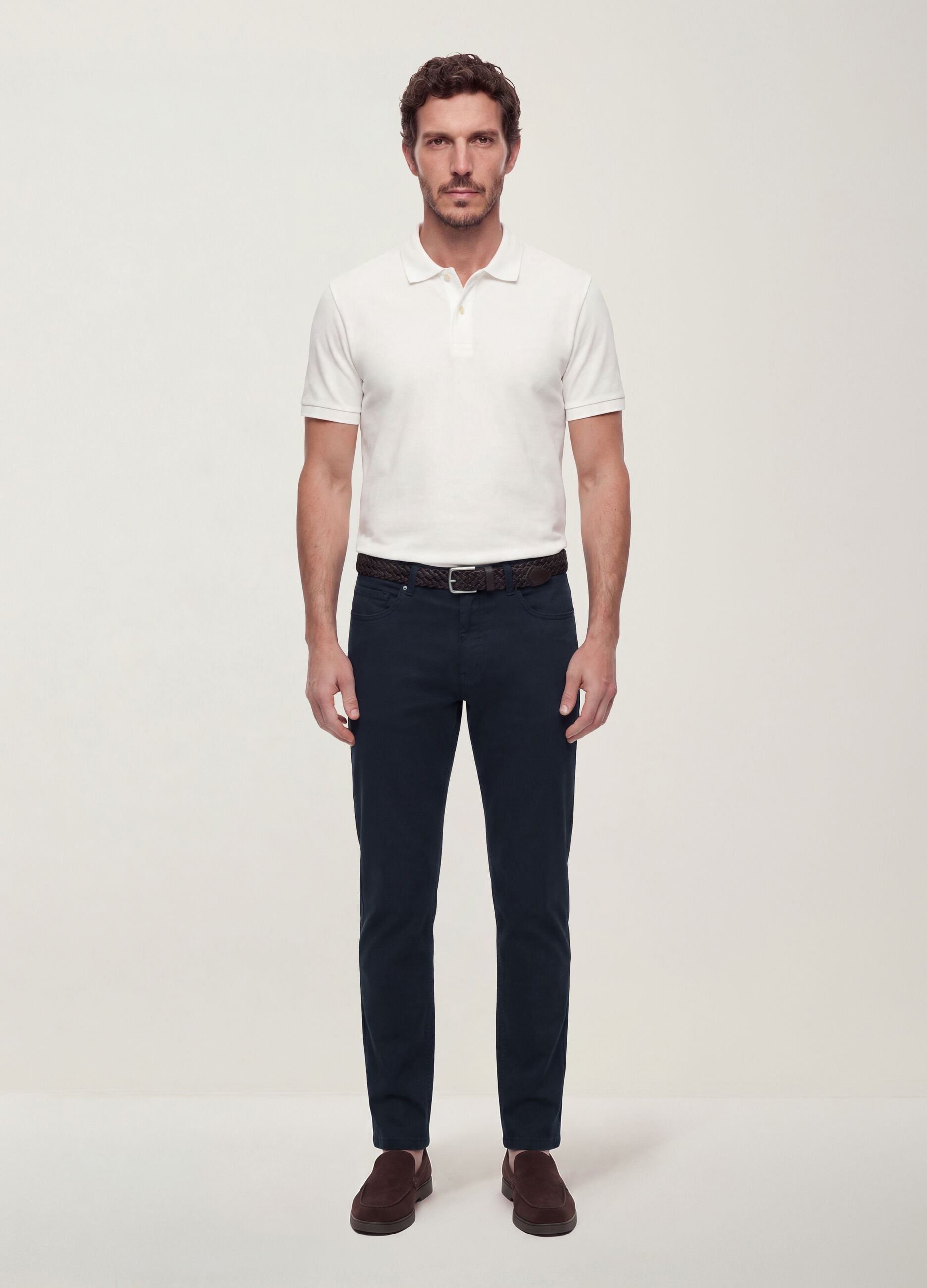 &Mu;&pi;&lambda;&epsilon; slim fit &pi;&alpha;&nu;&tau;&epsilon;&lambda;ό&nu;&iota; &alpha;&pi;ό &epsilon;&lambda;&alpha;&sigma;&tau;&iota;&kappa;ό &beta;&alpha;&mu;&beta;&alpha;&kappa;&epsilon;&rho;ό twill
