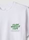 Wei&szlig;es T-Shirt aus reiner Baumwolle mit Print, Regular Fit_5