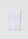 White pure cotton boys&rsquo; oversized T-shirt with print_1