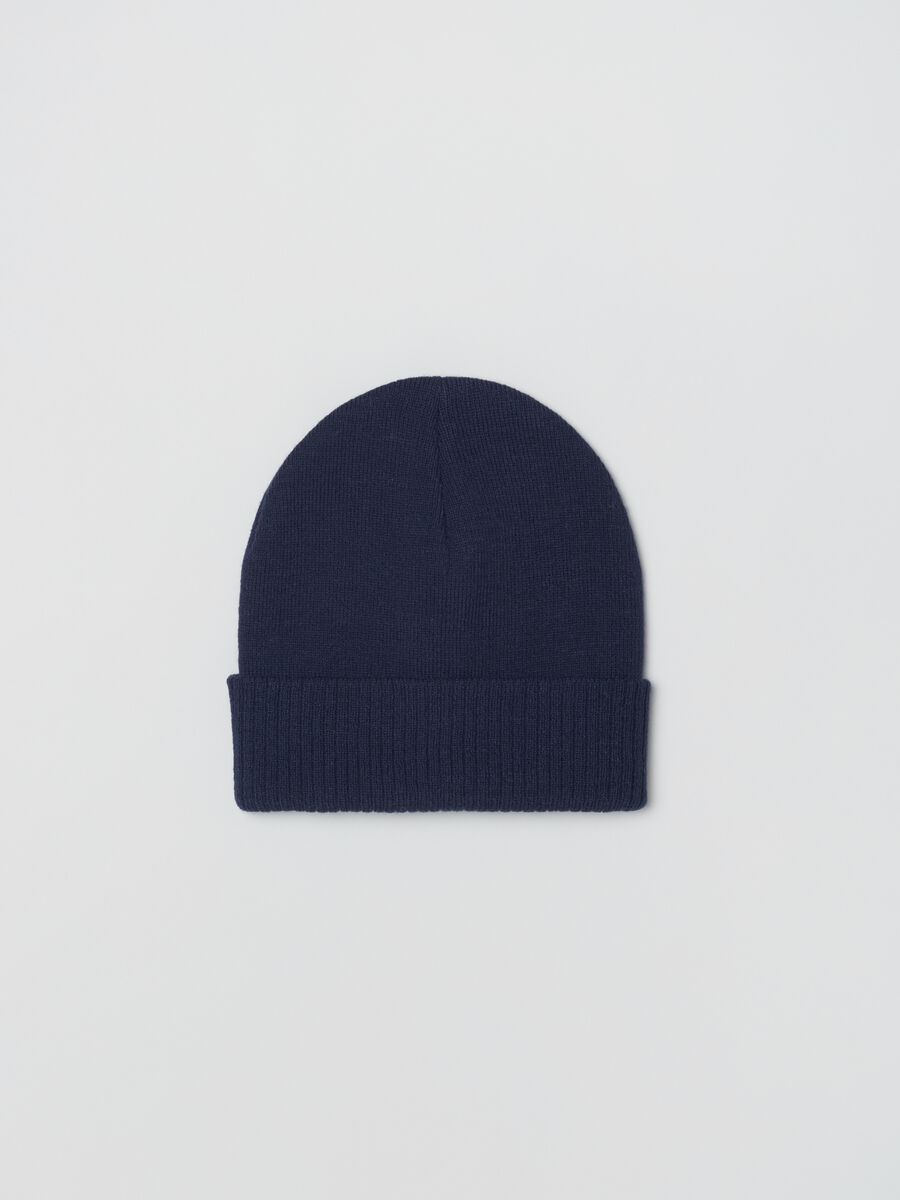 Knitted hat with fold_0