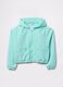 Mint green lightweight jacket with hood_4