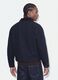 Blue cropped pure cotton padded jacket, oversized fit_2