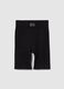 Regular fit black sports shorts_4