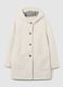 White regular fit viscose blend coat_4