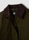 Green pure-cotton jacket with contrast collar_6
