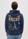 Blue Cotton Blend New York Knicks Sweatshirt_2