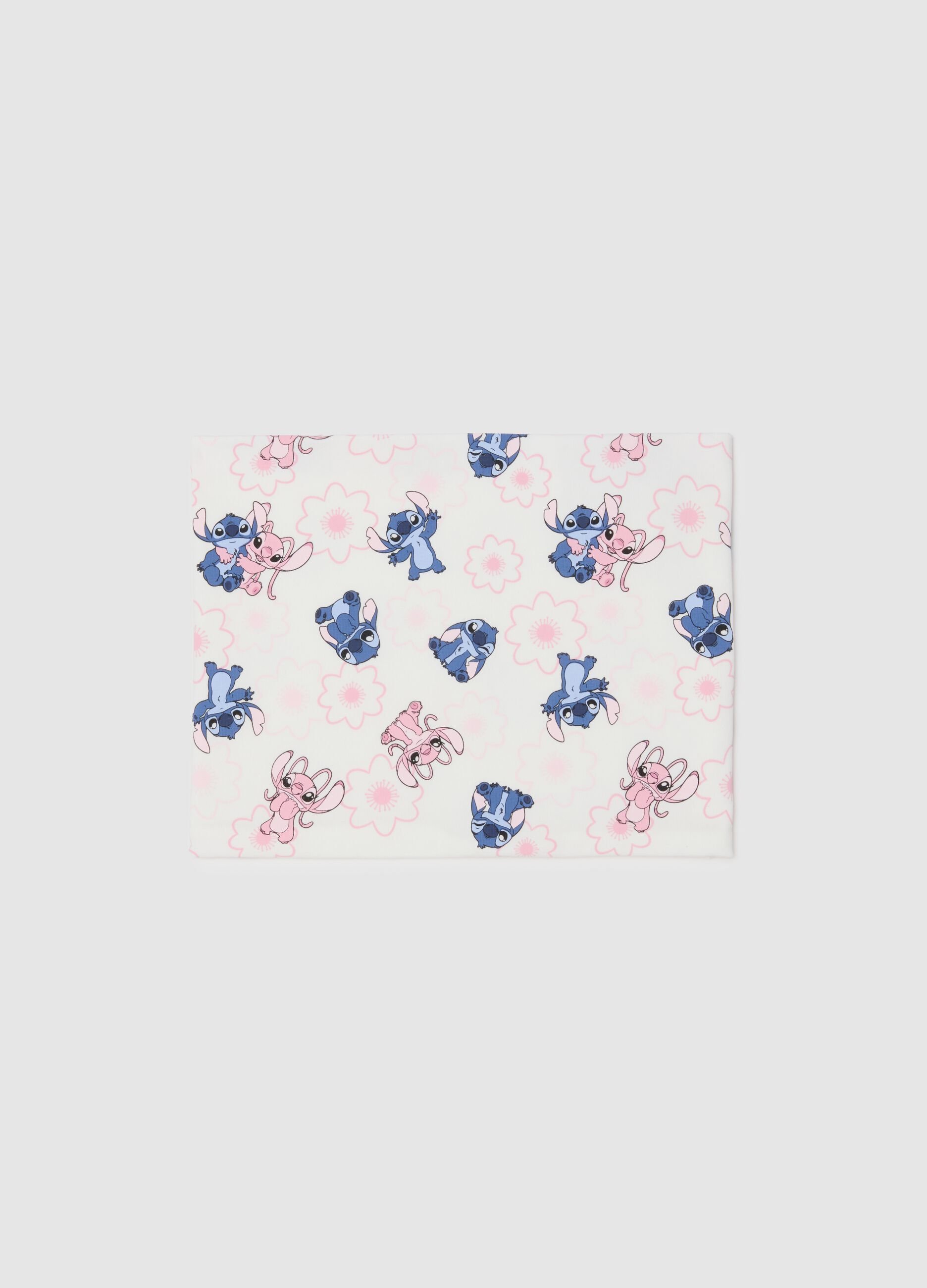 Multicolour Stretch Cotton Scarf for Girls with Print