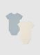 Bipack de bodysuits multicoloridos em algod&atilde;o puro para rec&eacute;m-nascidos_1