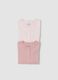 2er-Pack rosa Strampler mit F&uuml;&szlig;chen aus Bio-Baumwolle f&uuml;r Babys und M&auml;dchen_2