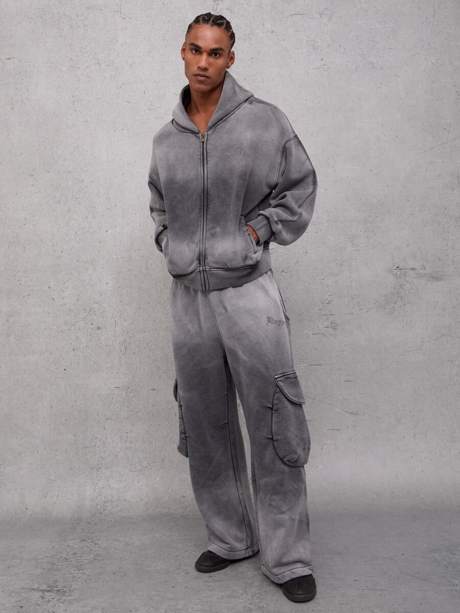 Sunfaded Cargo Sweatpants Vintage Grey_4