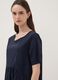 Blaues Midikleid aus elastischer Viskose, Regular Fit_2