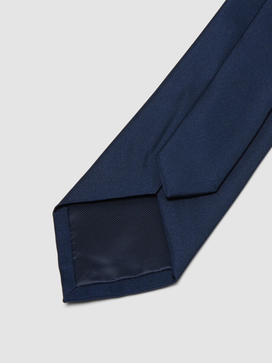 Blue tie with 7.5 cm blade_1