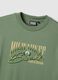 T-shirt verde de puro algod&atilde;o regular fit com estampa Milwaukee Bucks_1
