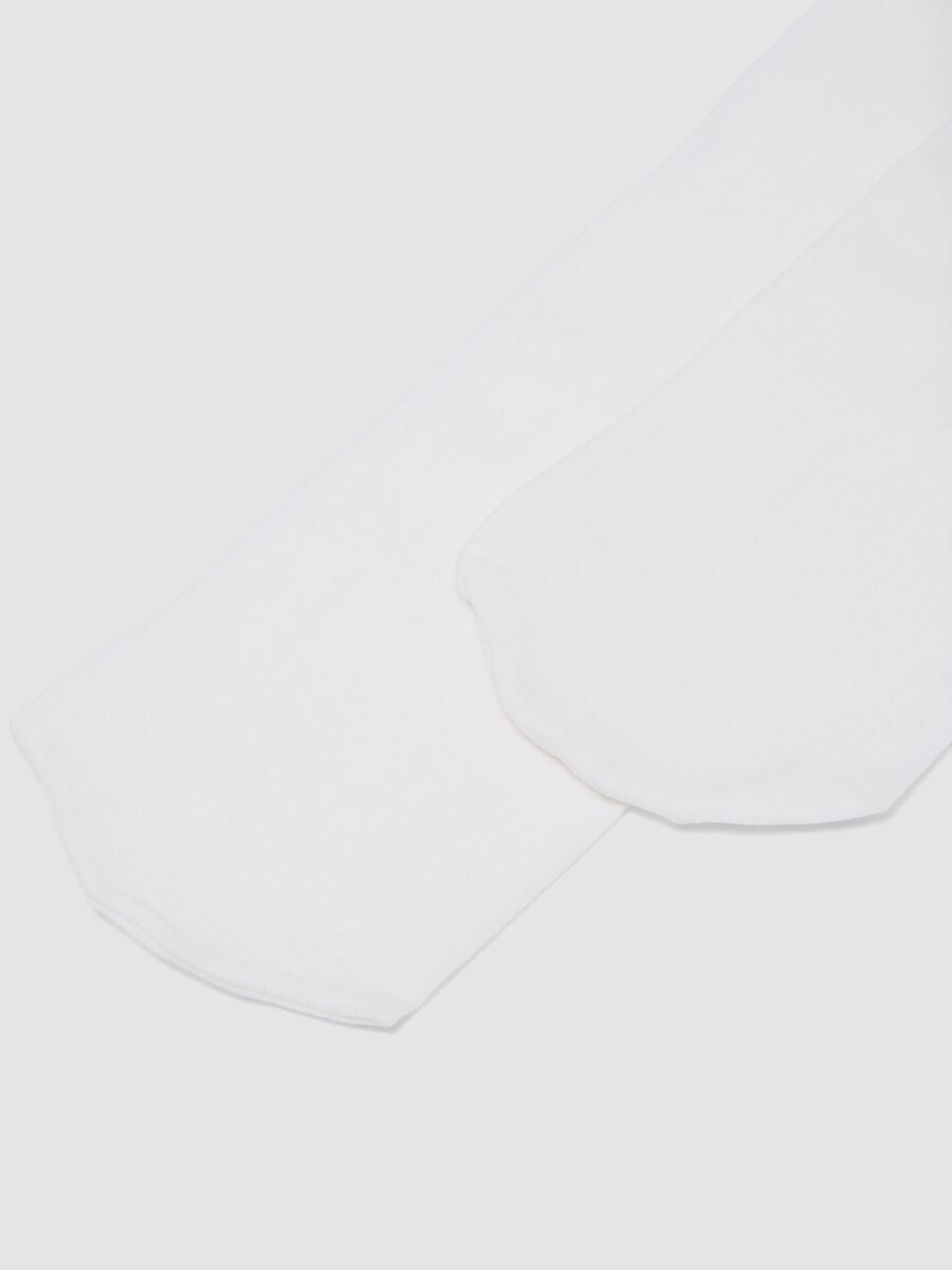 2er-Pack wei&szlig;e Strumpfhosen aus Stretchmaterial_2
