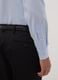 Light blue pure cotton shirt with classic collar, slim fit, non-iron_2