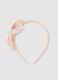Pink Headband for Girls with Flowers_0