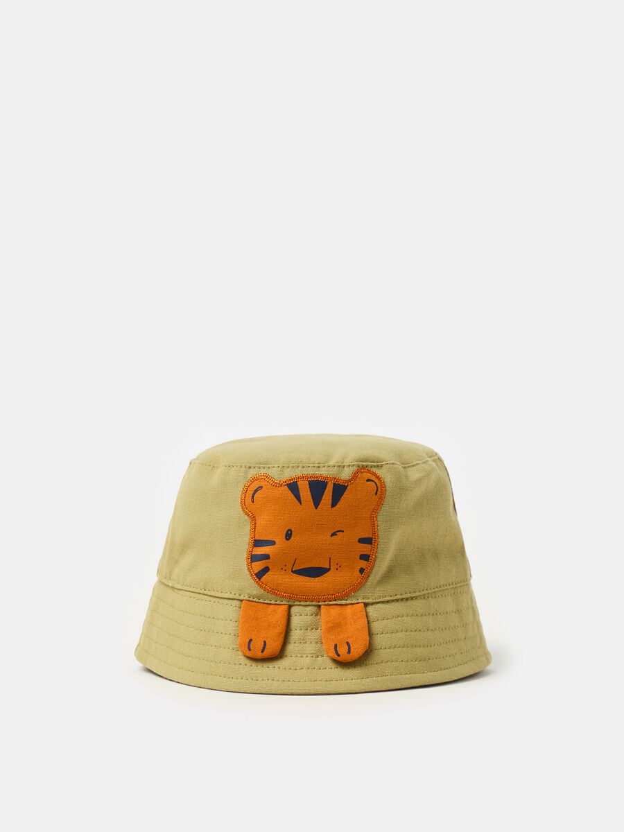 Sombrero de pescador con tigre_0