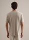 Beige Pure Cotton Crew Neck T-Shirt Regular Fit_3