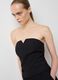 Black slim fit corset with sweetheart neckline_0