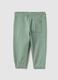 Boys' green pure cotton jogger trousers in regular fit_1