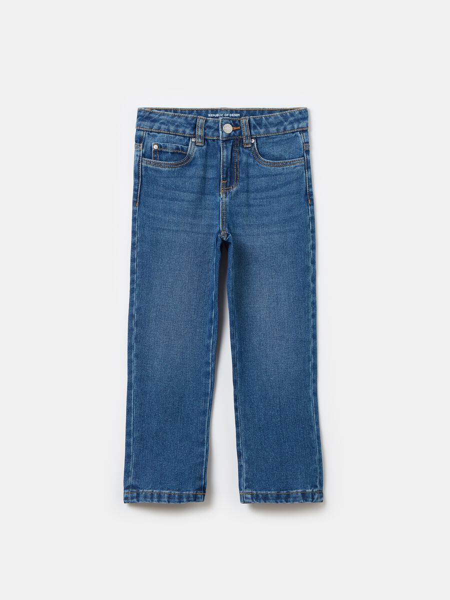 Cropped-fit jeans with five pockets_0