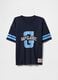 Blue sports jersey with logo and light blue accents_3