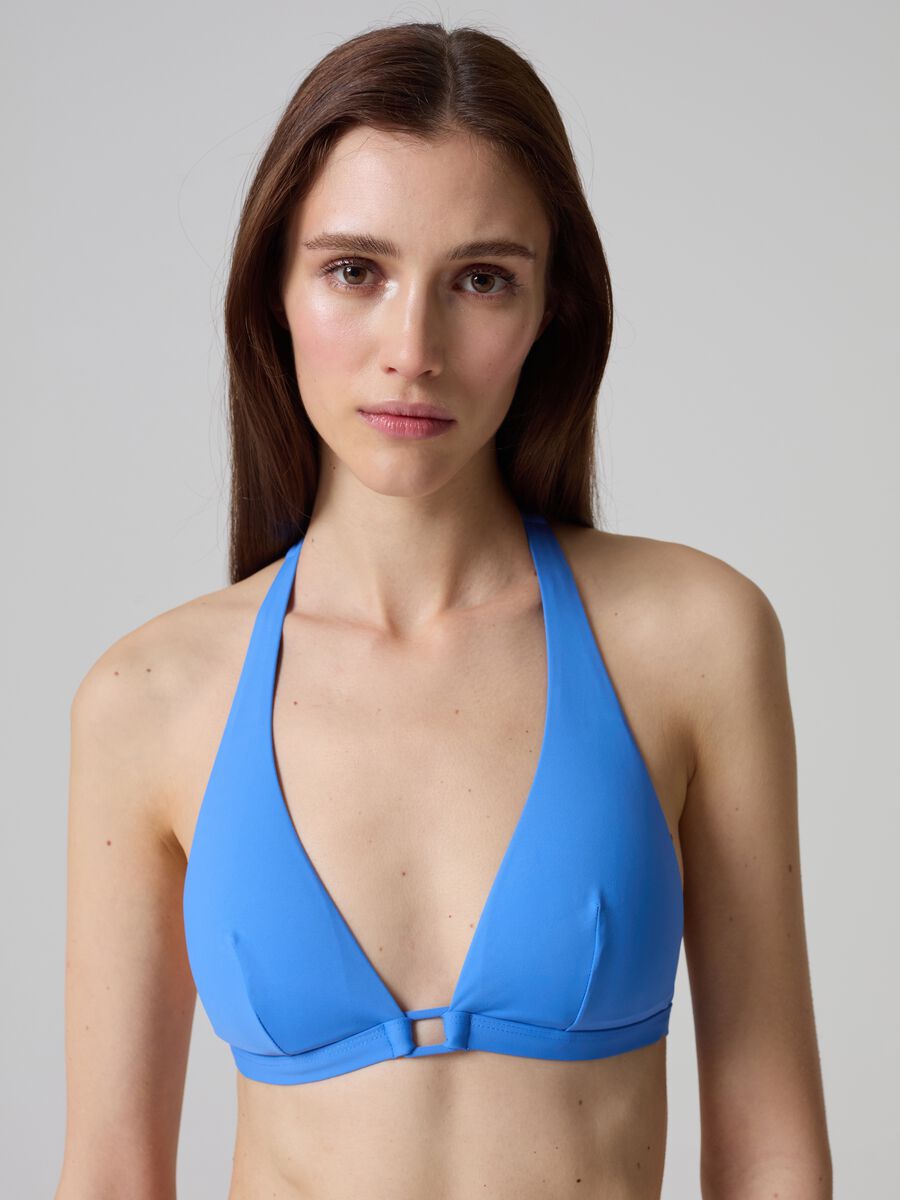 Bikini top with halter neck and buckle_1