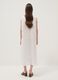 Vestido branco comprido em linho puro, corte regular_3