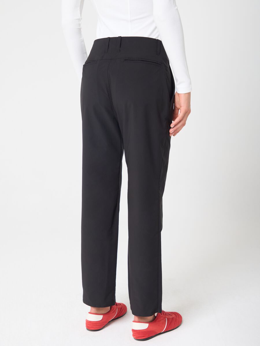 ALTAVIA STUDIO straight-leg technical fabric trousers_2