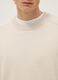 Regular Fit Beige Crew Neck Sweater in Pure Cotton_3