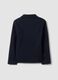 Navyblauer Regular-Fit Zweireiher-Blazer mit klassischem Revers_5