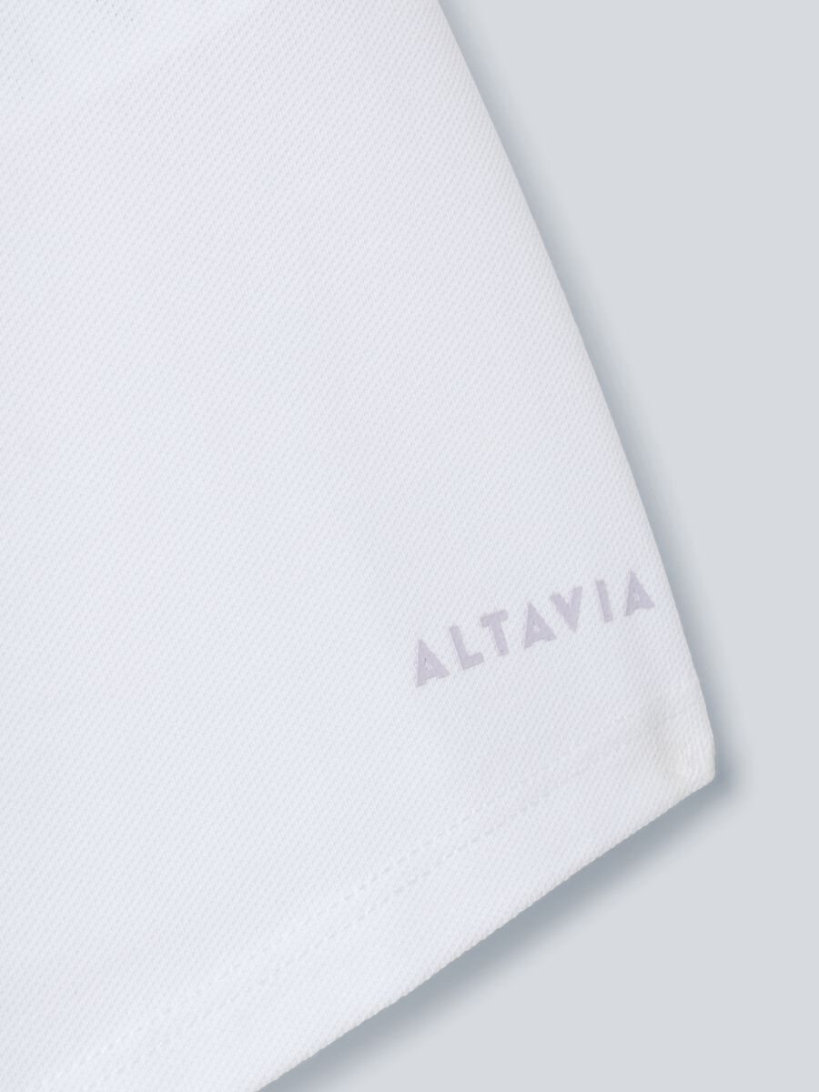 Weisses ALTAVIA COURT Sport-Poloshirt aus Stretch-Baumwolle_6