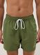 Green swim shorts with contrast drawstring_1