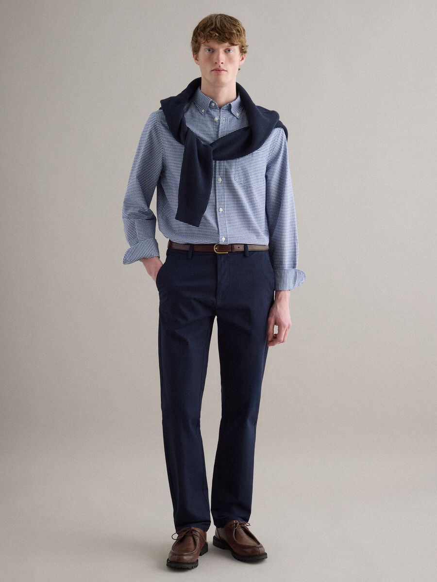 Multicoloured Check Pure Cotton Regular Fit Shirt_2