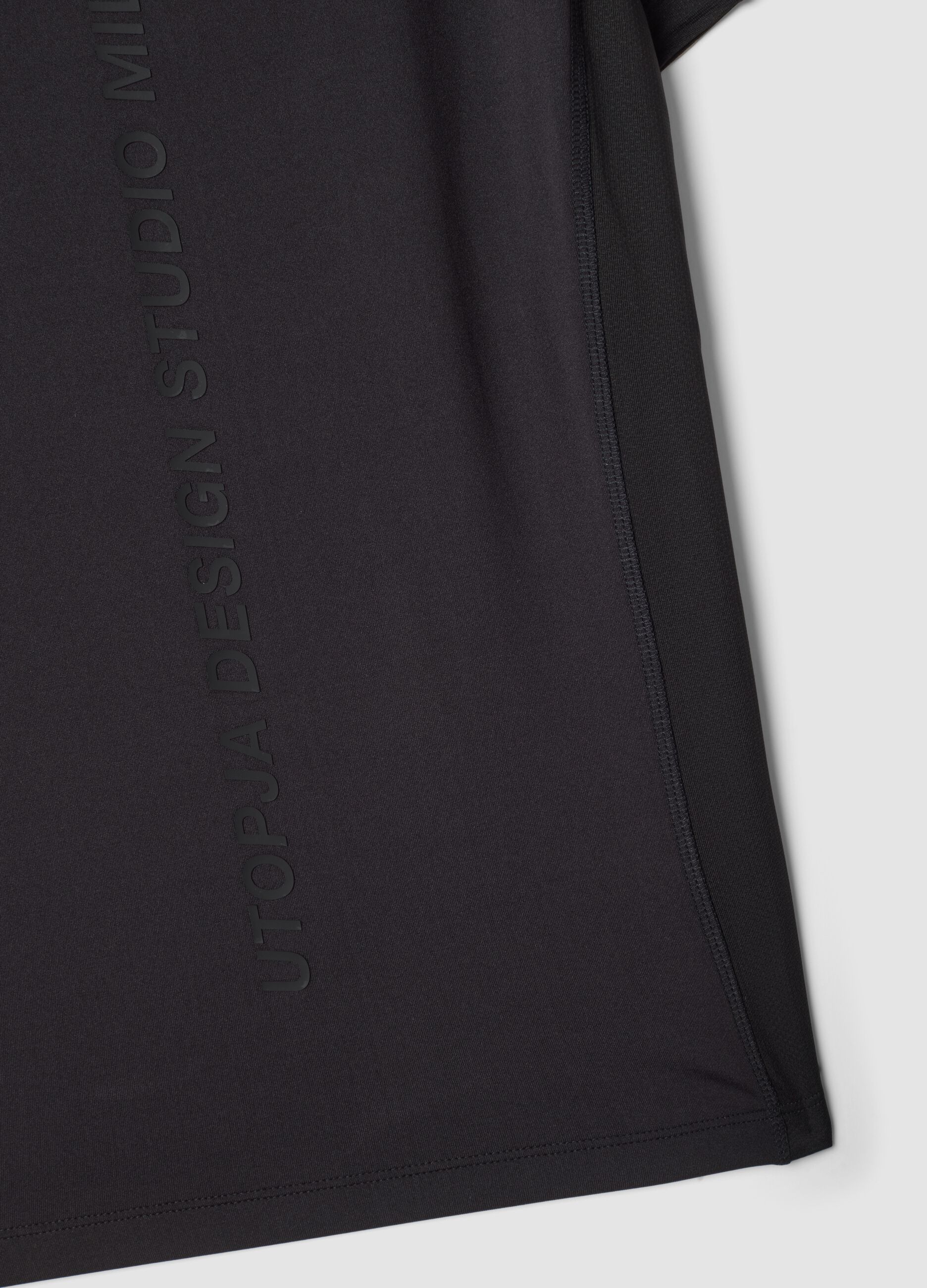 Techincal T-shirt Fitted Black